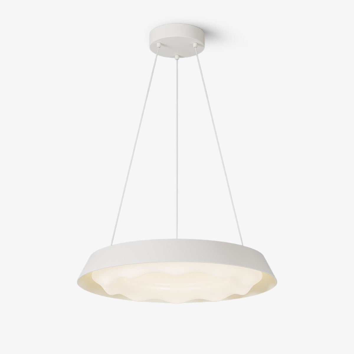 Vadoror zeitgenössische minimalistische Pendelleuchte mit Wellenmuster