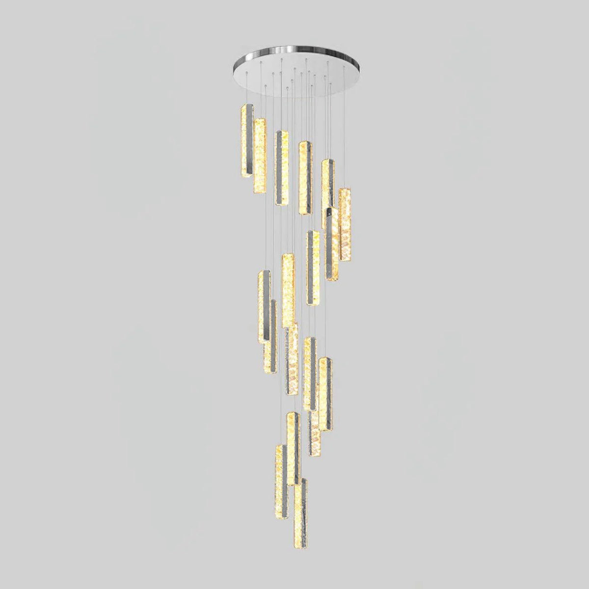 Sorenaria Kronleuchter Villa Forci Pendelleuchte Silber modern