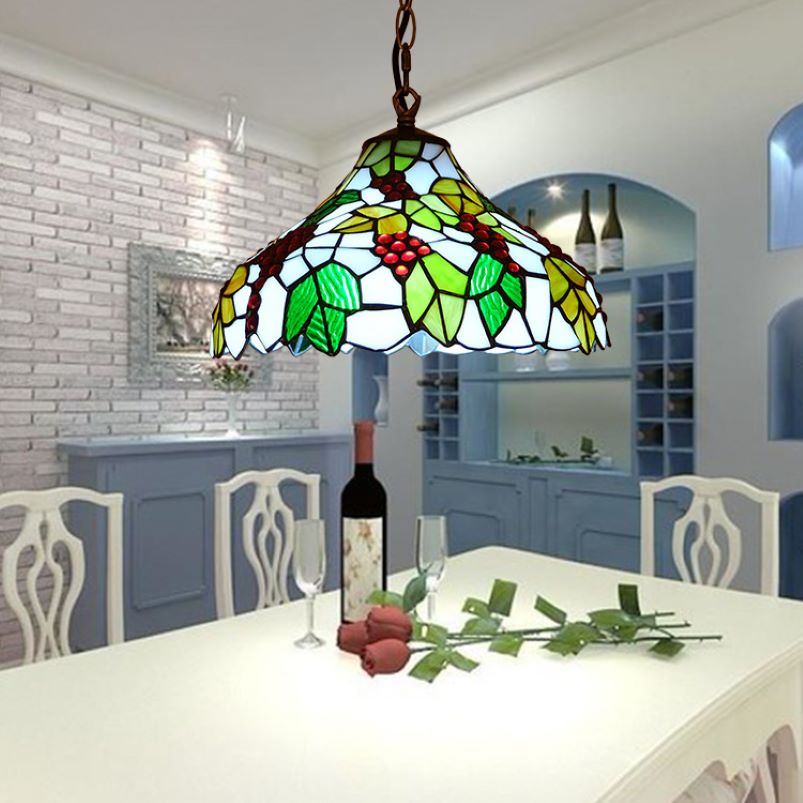 Arisha Designer Pendelleuchte Multicolor Metall Glas Esszimmer