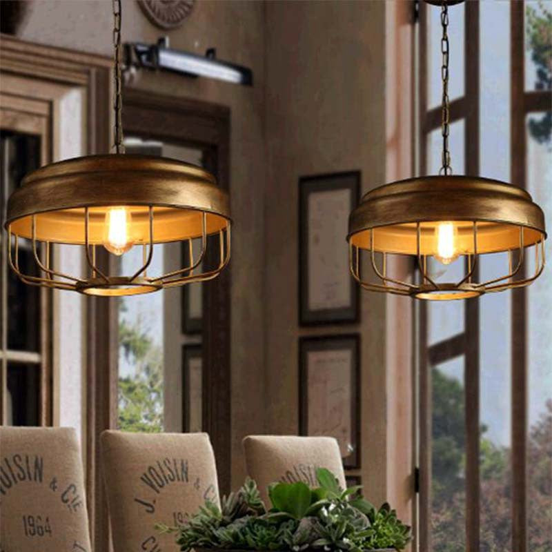 Silva Industriell LED-Pendelleuchte Metall/Glas Esszimmer/Schlafzimmer