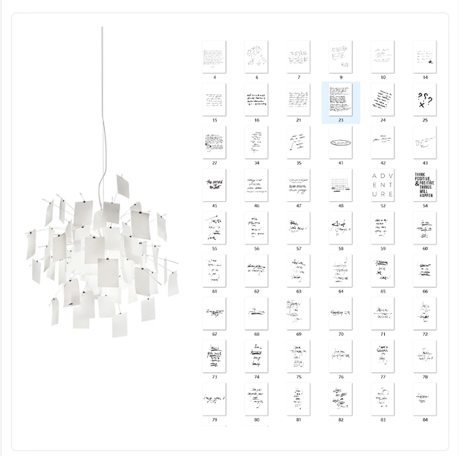 Luninena Kronleuchter Nordic Notes