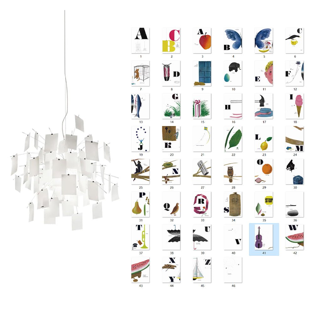 Lunerira Kronleuchter aus Papier – zeitgenössisches Design für das Wohnzimmer