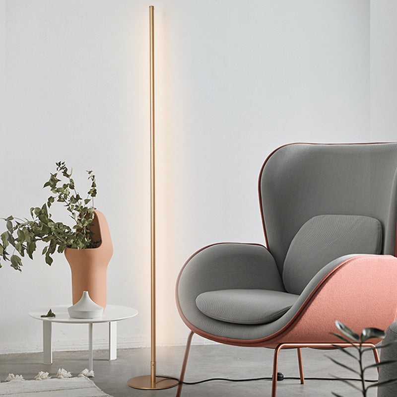 Arisha Stehleuchte  Modern Linear  Silber/Gold/Schwarz Wohn/Schlafzimmer