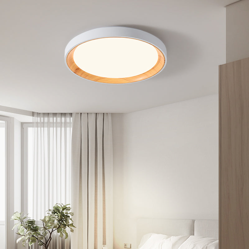 Arisha Modern LED Deckenleuchte Schwarz Holz Küche Wohnzimmer