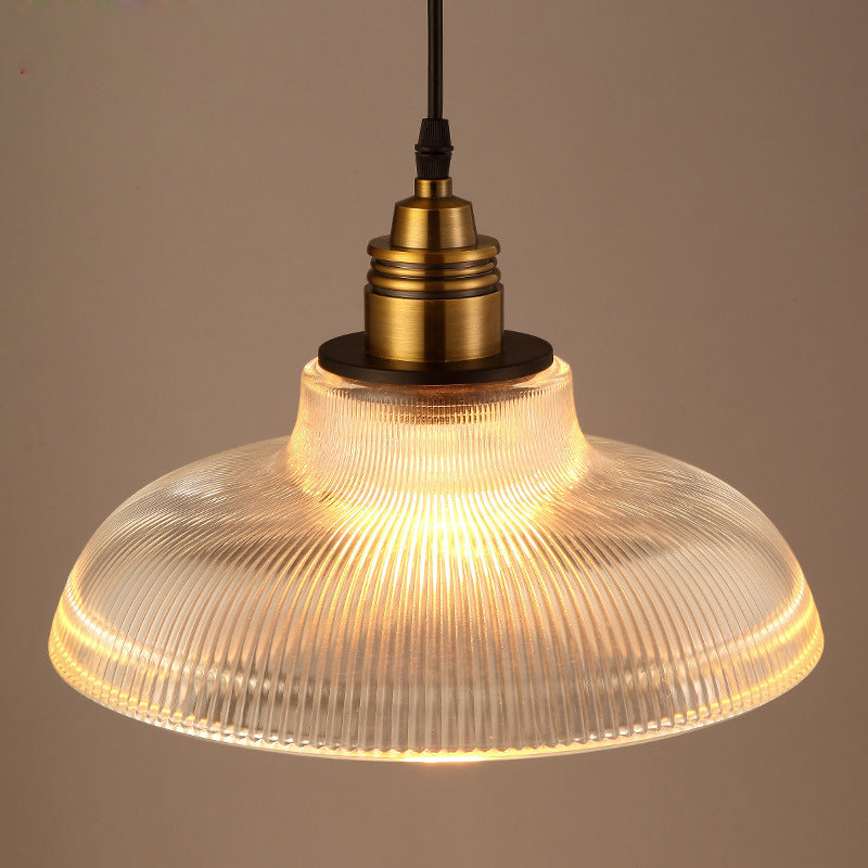 Arisha Industriell LED-Pendelleuchte Klar/Bernstein Schlafzimmer/Restaurant