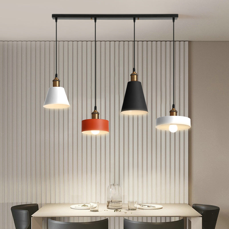 Valentina Modern LED Pendelleuchte Schwarz Metall Schlaf Wohnzimmer
