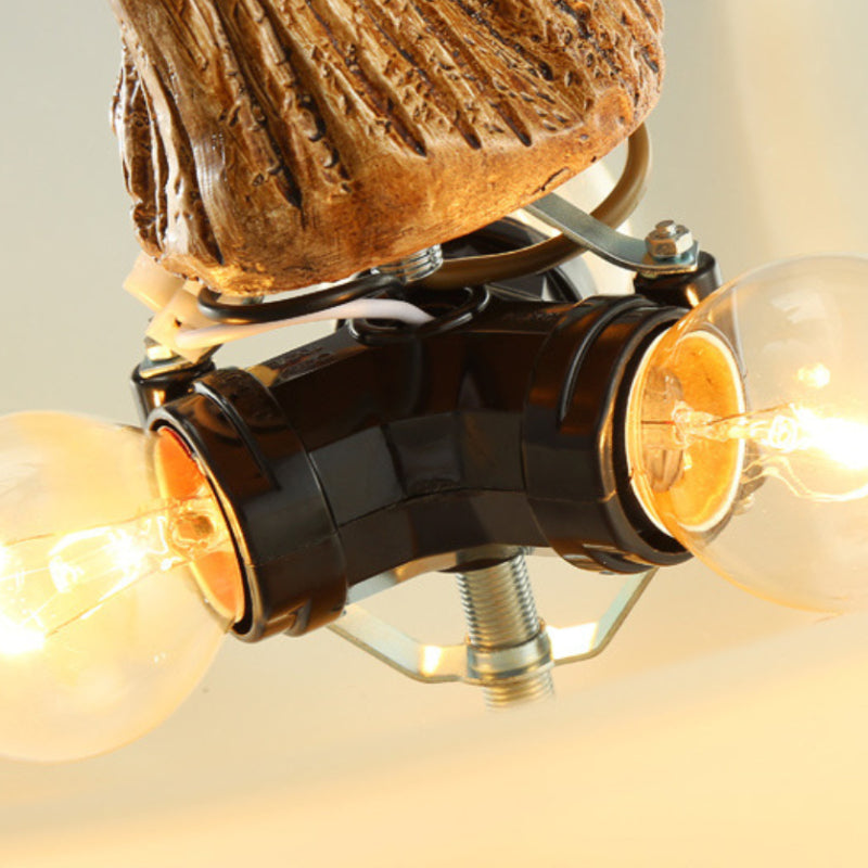 SilvaRetro LED Pendelleuchte Holz Glas Esszimmer/Wohnzimmer