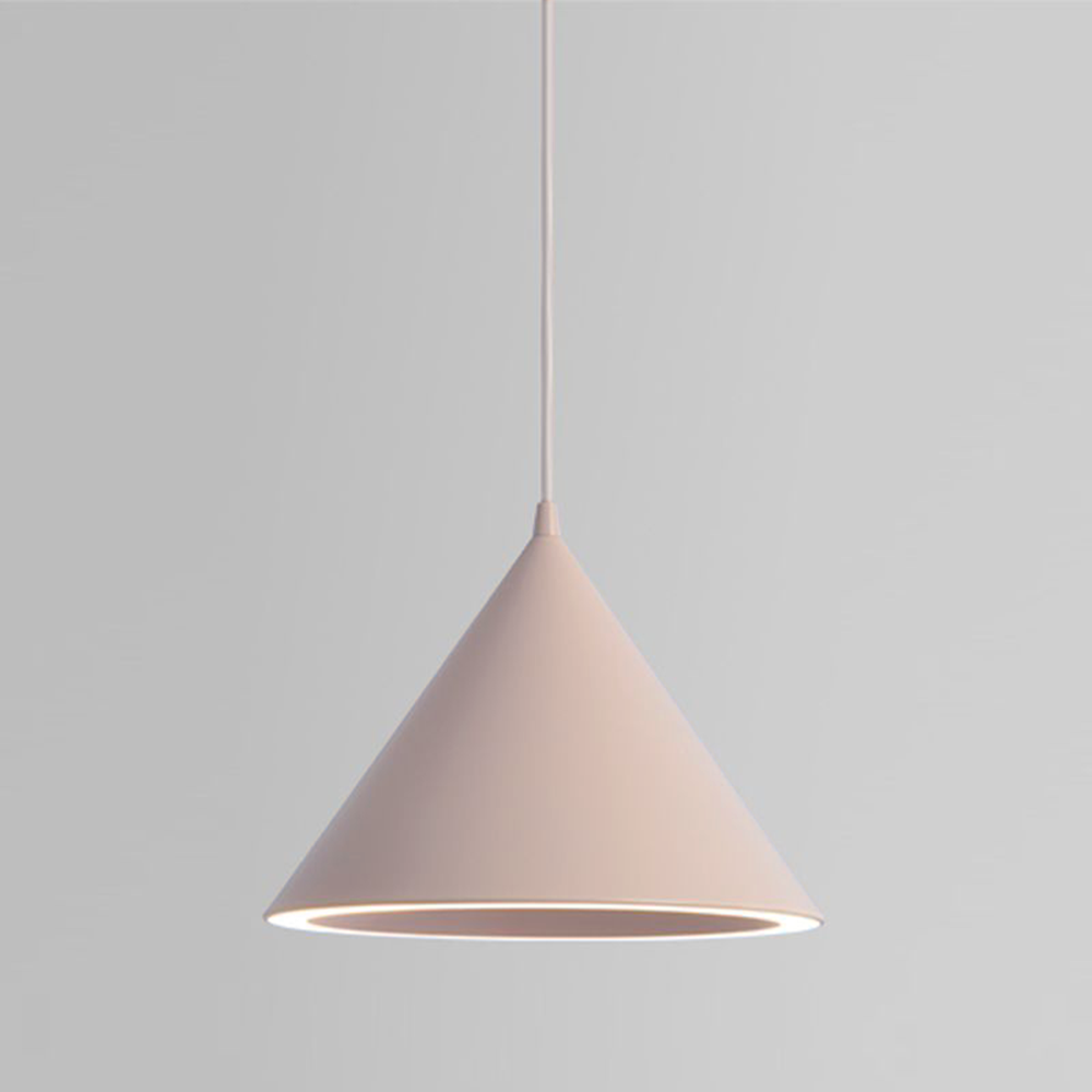 Valentina Minimalistische LED Pendelleuchte Weiß/Schwarz Schlafzimmer Acryl