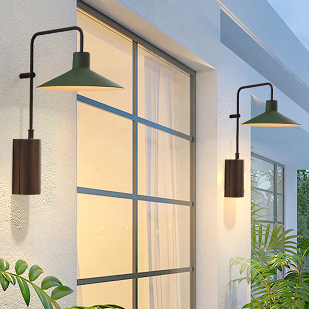Arisha Modern Minimalist Außenwandleuchte Metall Garten Flur Terrasse