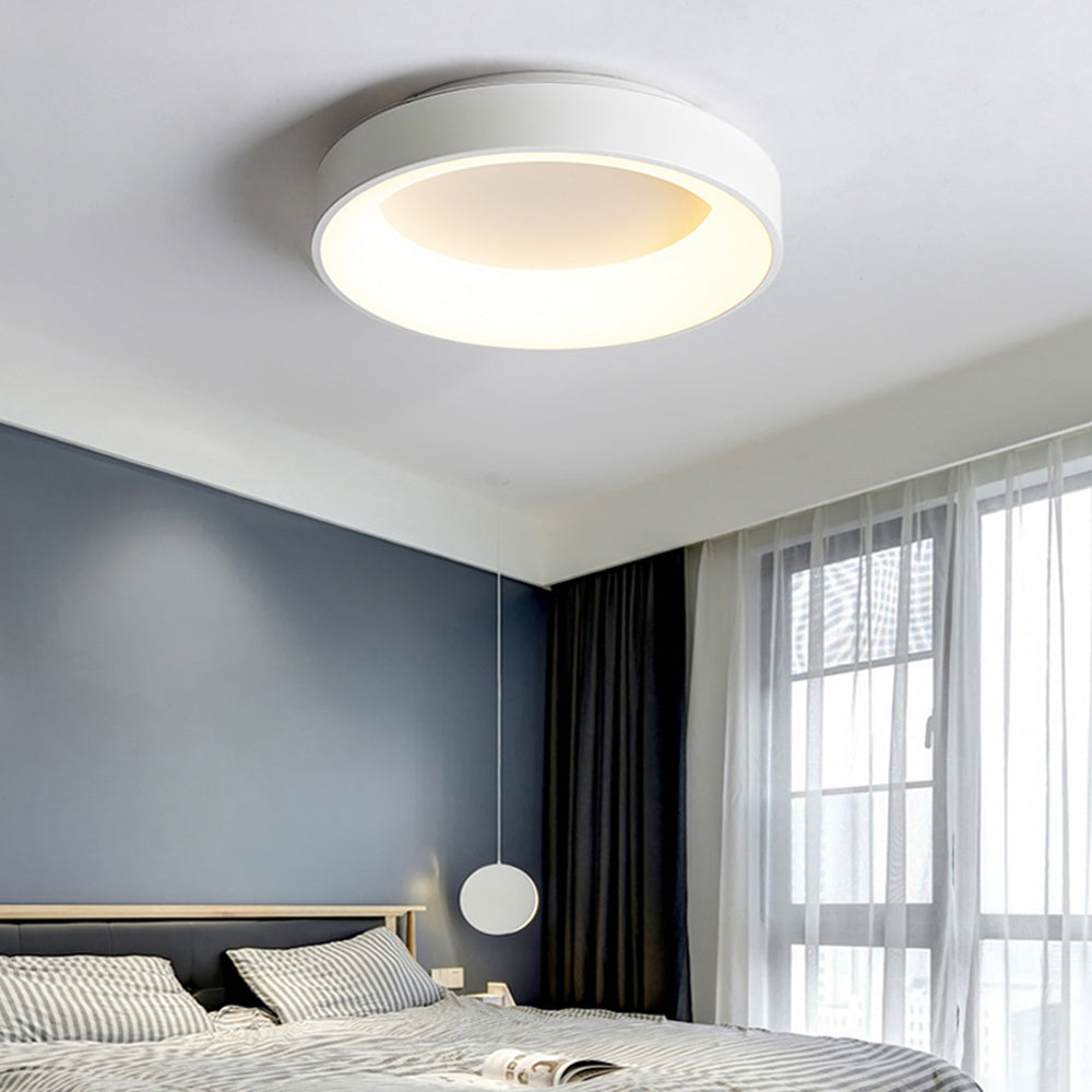 Arisha  Deckenleuchte Weiß/Grau  Modern LED Schlaf/Wohnzimmer Dimmbar