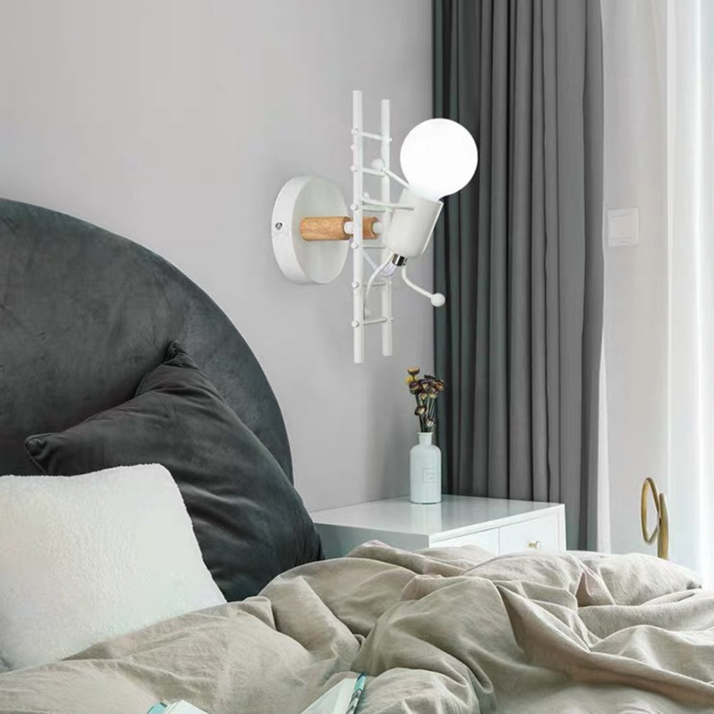 Arisha Modern LED Wandleuchte Arbeitszimmer/Schlafzimmer Weiß/Grau