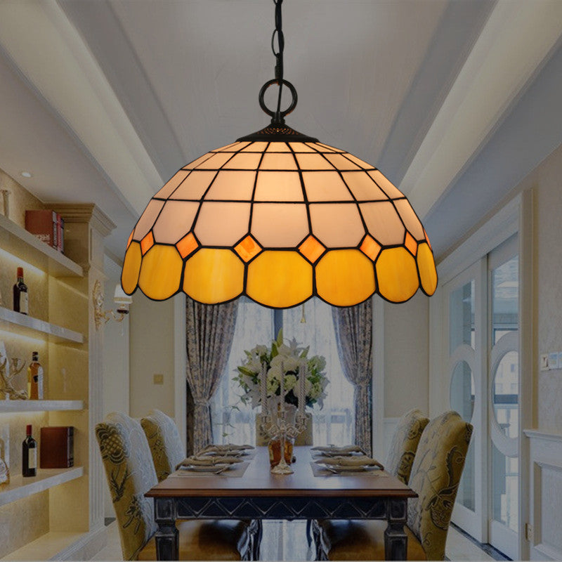 Arisha Luxuriöse Vintage Pendelleuchte Edelsteinglas Wohnzimmer