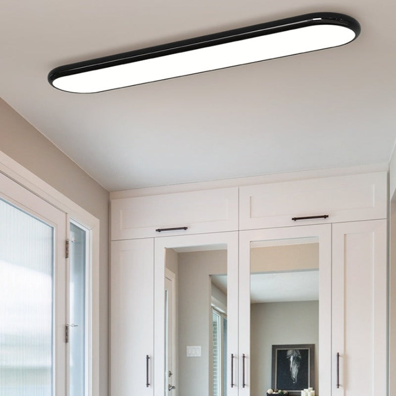 Muto Modern LED Deckenleuchte Schwarz Gelb Weiß Wohnzimmer