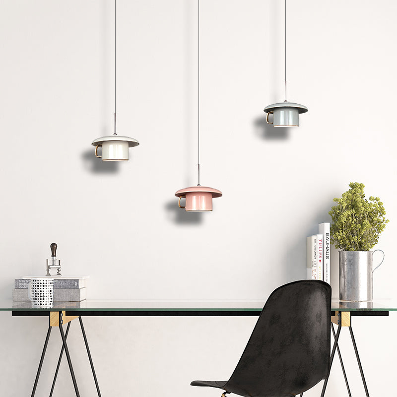 Valentina Urban Cup Keramik LED Pendelleuchte Wohnzimmer