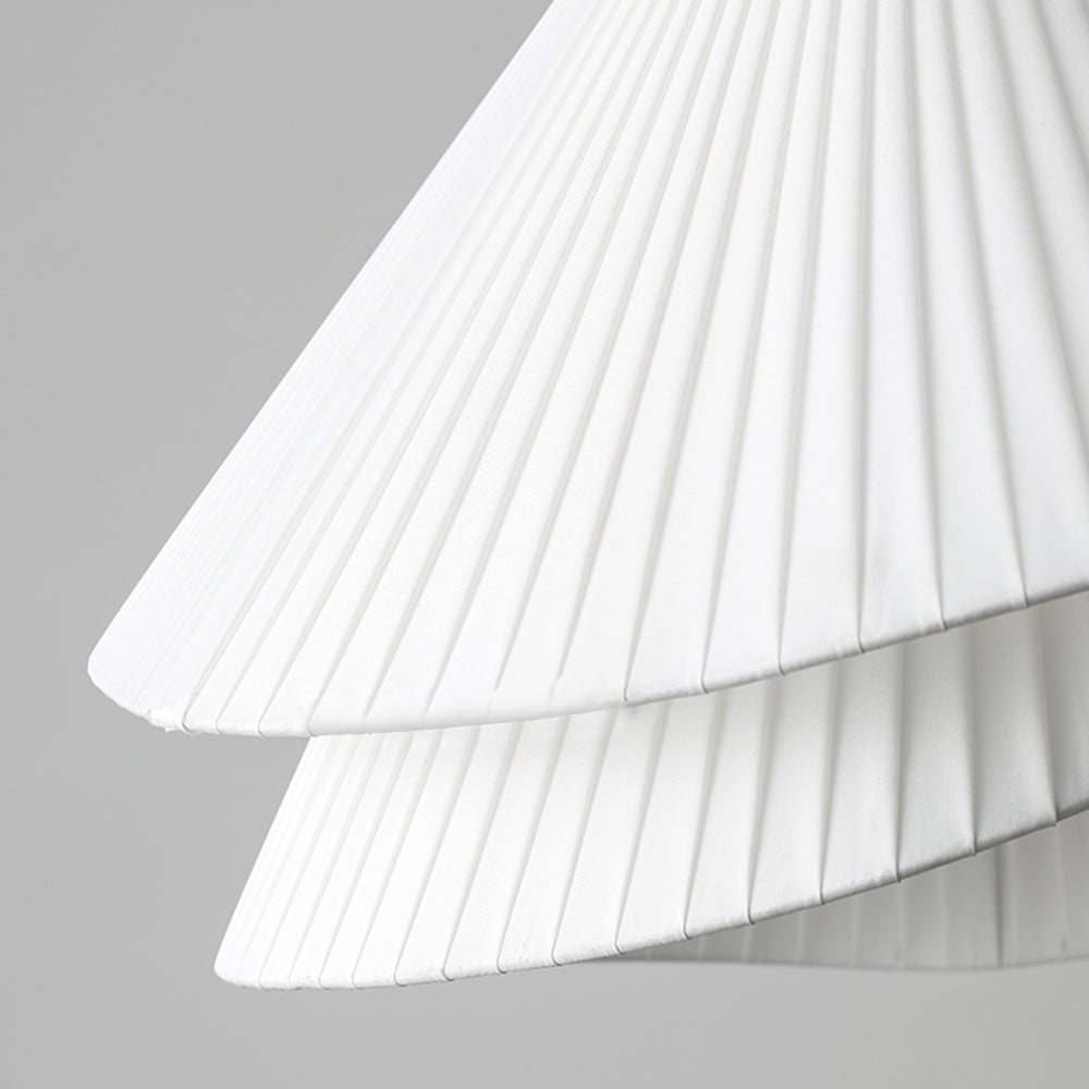 Ritta Pendelleuchte, Stoff, Durchmesser 43/58 cm