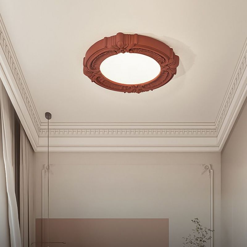 Arisha Retro Französische Deckenleuchte Harz Acryl Schlafzimmer