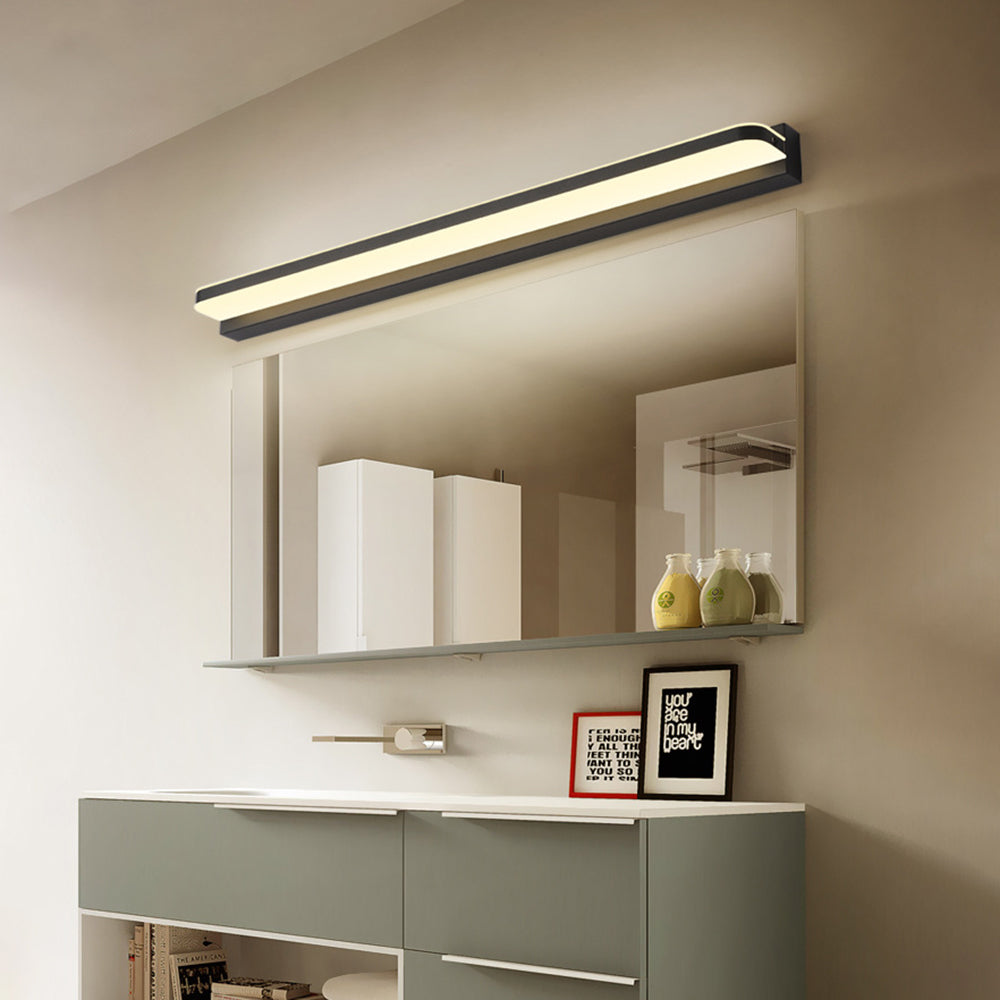 Arisha Modern LED Wandleuchte Spiegelfront Rechteckig 3 Farbe Metall/Acryl