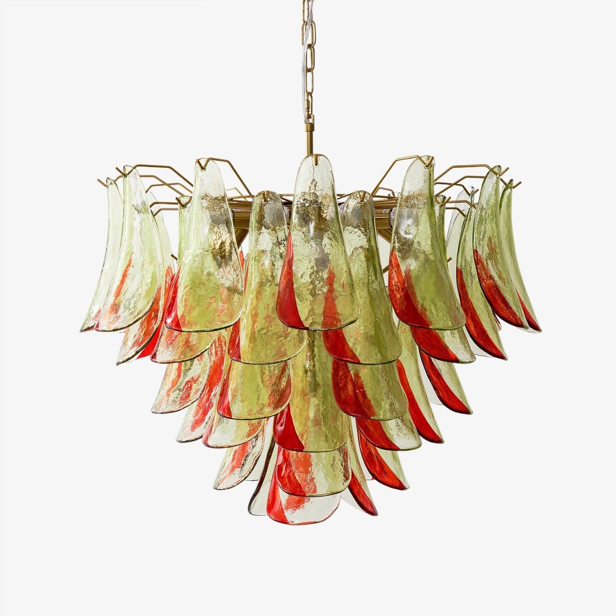 Celoraria Kronleuchter Murano-Glas-Blütenblätter Elegant