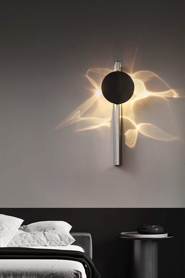 Pethr Wave Minimalistische Wandleuchte aus Stahl