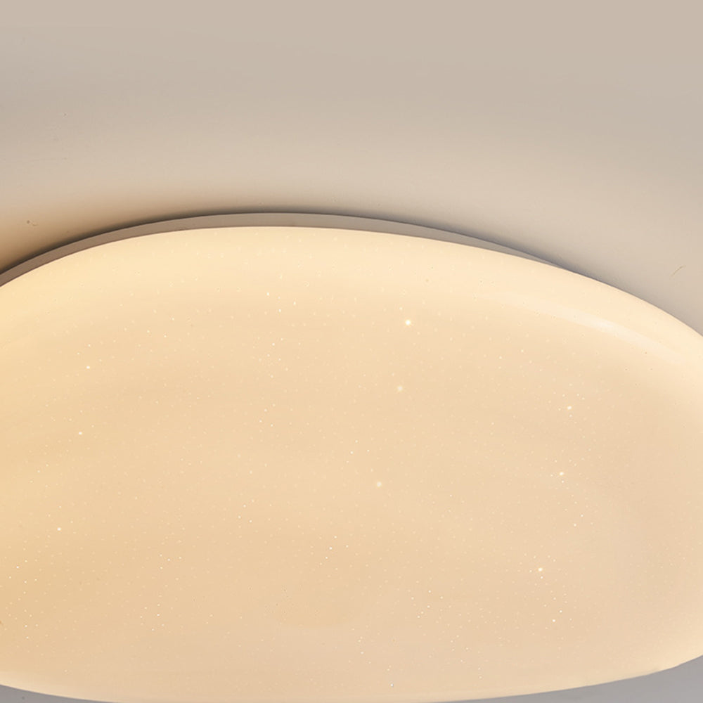Arisha  Deckenleuchte Weiß  Kieselsteinform Bade/Schlafzimmer