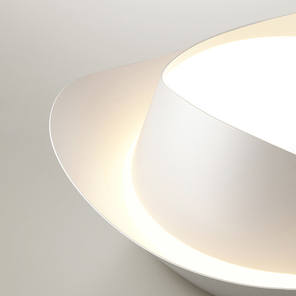 Arisha Design LED Pendel/Denkenleuchte Weiß Plissee Geometrisch Küche/Wohnzimmer