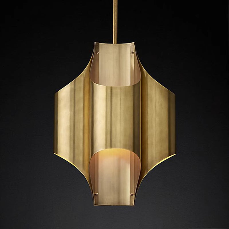 Arisha Modern LED Pendelleuchte Gold Ess/Schlaf/Wohnzimmer Metall
