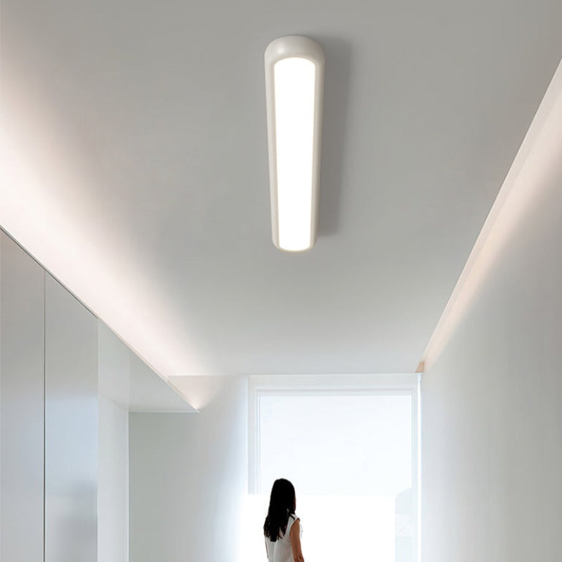 Muto Modern LED Deckenleuchte Schwarz Gelb Weiß Wohnzimmer