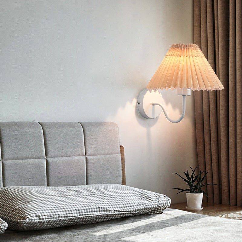 Arisha Vintage LED Innenwandleuchte Schwarz Metall Schlafzimmer