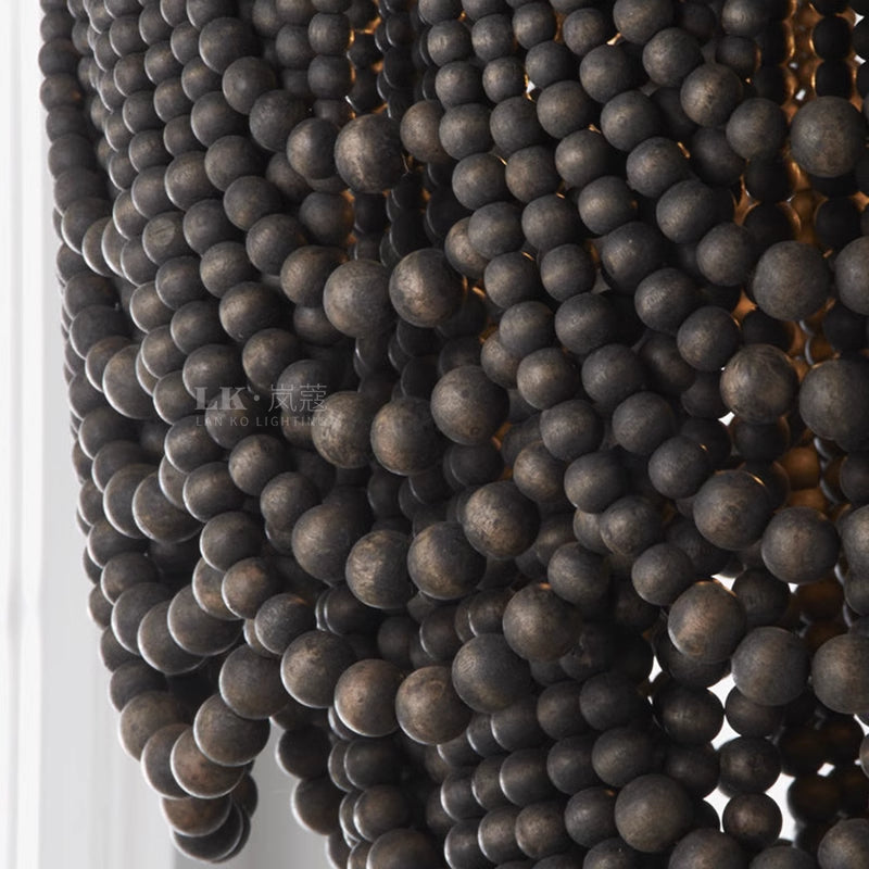 Silva Boho LED Pendelleuchten Schwarz/Rost/Weiß Holz/Metall Wohnzimmer/Schlafzimmer