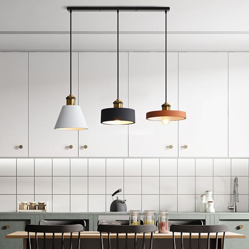 Valentina Modern LED Pendelleuchte Schwarz Metall Schlaf Wohnzimmer