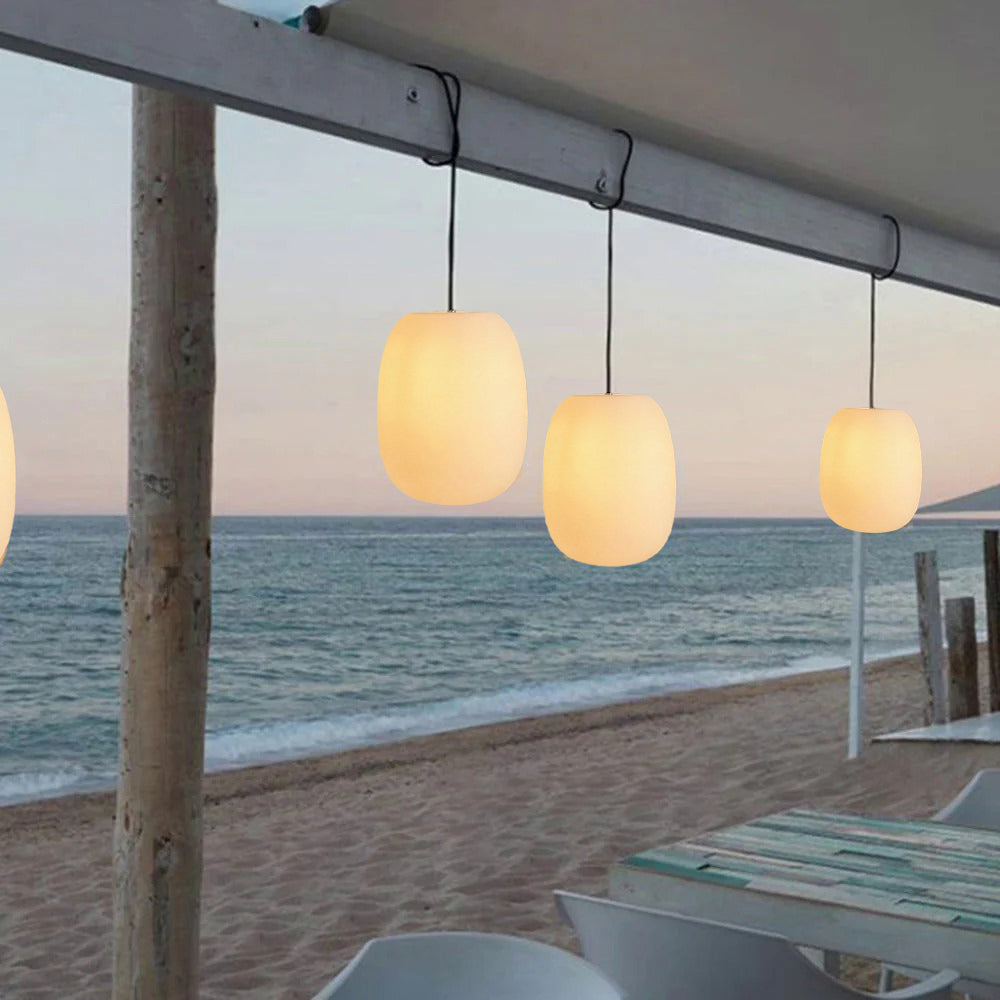 Ray Wasserdichte Pendelleuchte Laterne im Freien & Terrasse