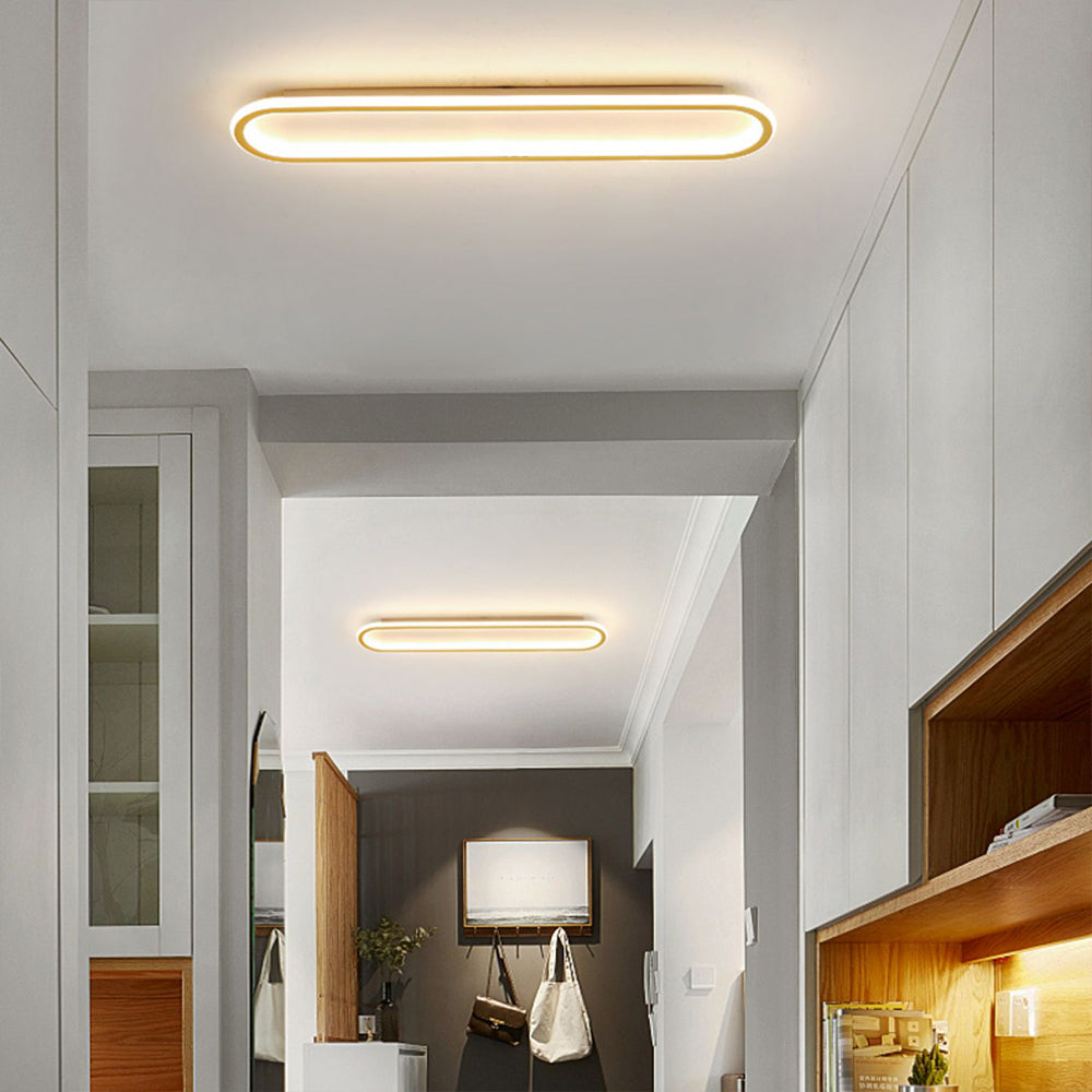 Arisha Deckenleuchte  Rechteckig Schwarz/Gold Schlaf/Wohnzimmer