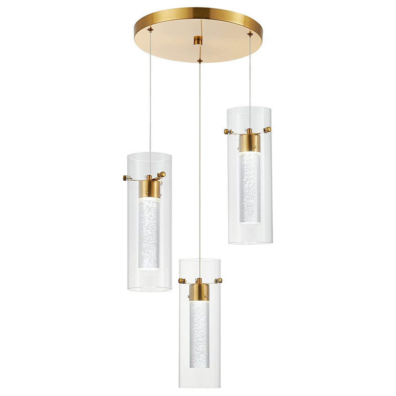 Arisha Modern Designer Metall Glas Pendelleuchte Schlafzimmer