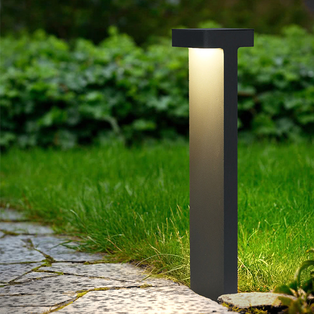 Ray Modern LED T-förmig Außenleuchte Metall Glas Gärten Terrassen