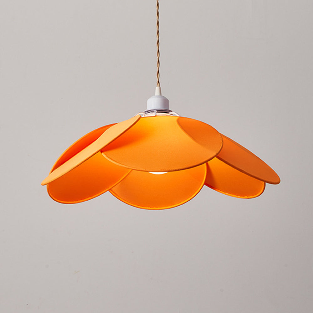 Ritta Pendelleuchte 3 Farben, Metall & Tücher, Durchmesser 40/50/60cm