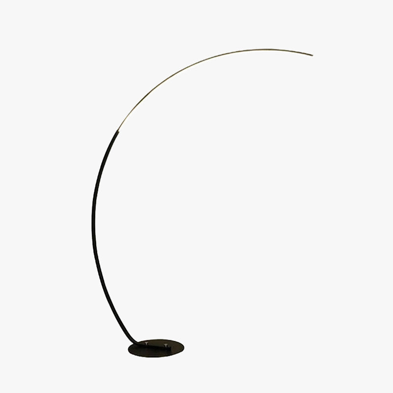 Arisha  Stehlampe Weiß/Schwarz Wohn/Schlafzimmer Arc Modern LED