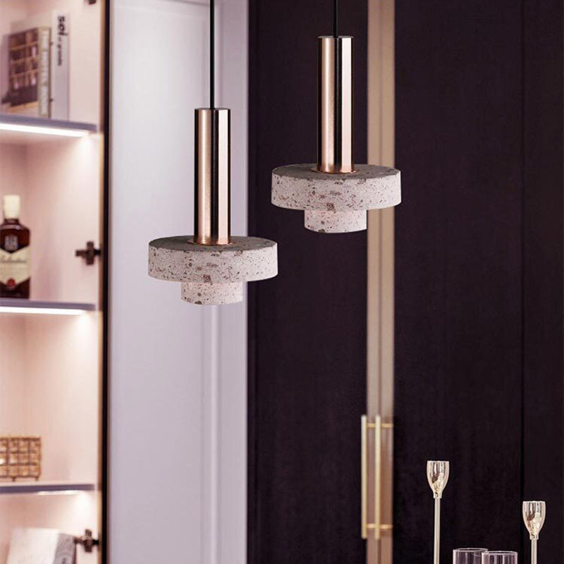 Arisha Modern LED Pendelleuchte Zylinder Wohn/Schlafzimmer Metall