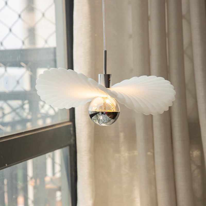 Ritta Design Feder Metall Harz LED Pendelleuchte Schlafzimmer Esszimmer