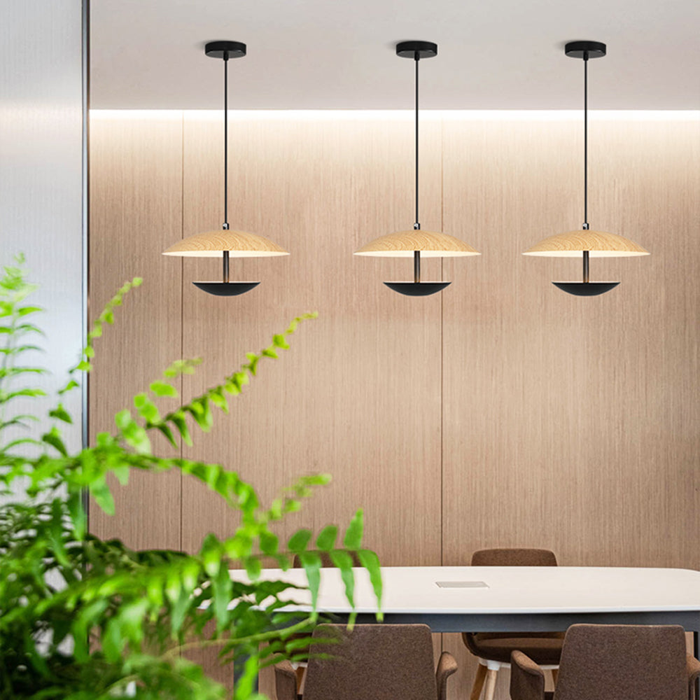 Arisha  Nodic Pendelleuchte Wohnzimmer/Schlafzimmer Holz/Braun