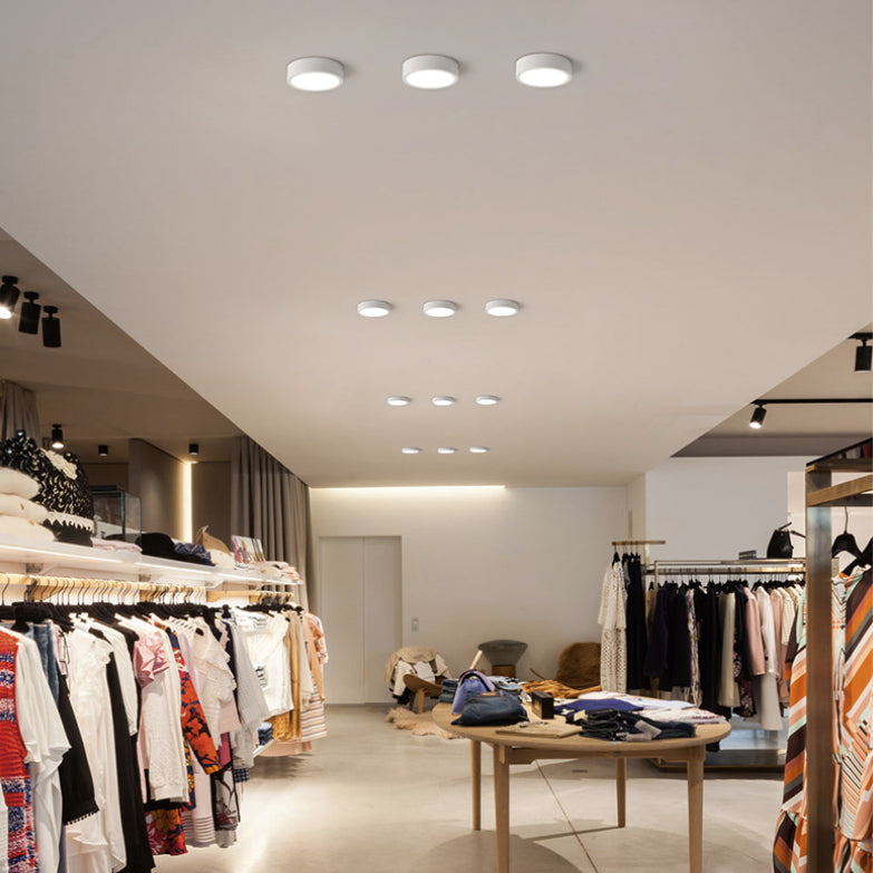 Arisha Modern LED Deckenleuchte Zylindrisch Weiß/Schwarz/Grau Schlafzimmer Metall/Acryl
