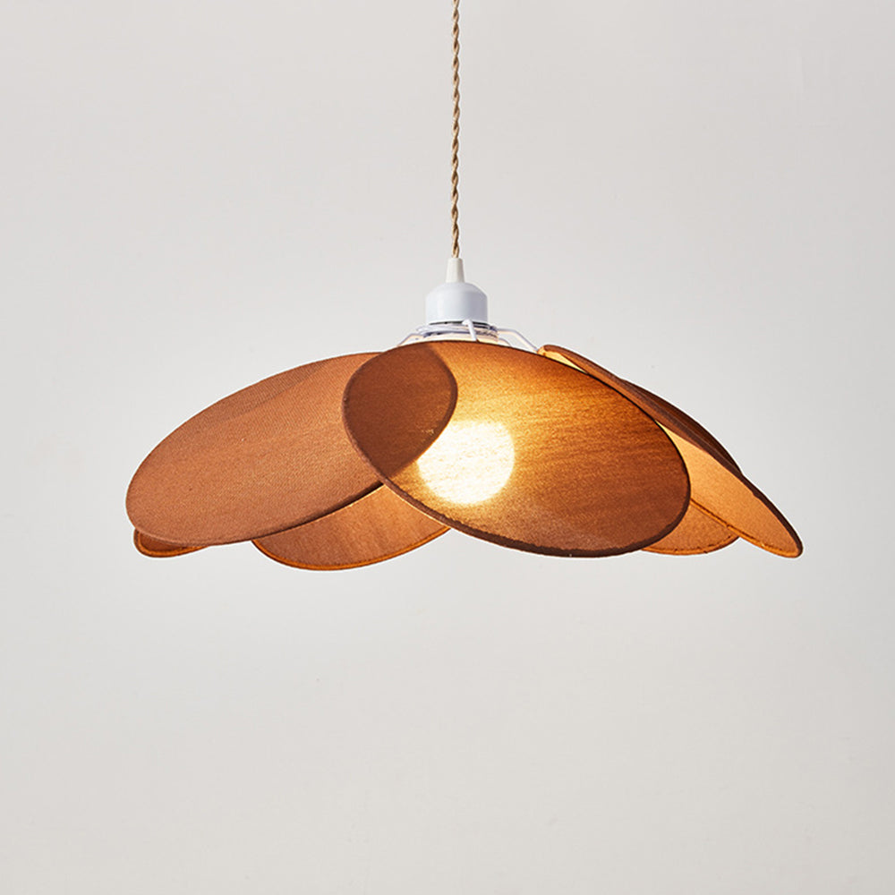Ritta Pendelleuchte 3 Farben, Metall & Tücher, Durchmesser 40/50/60cm