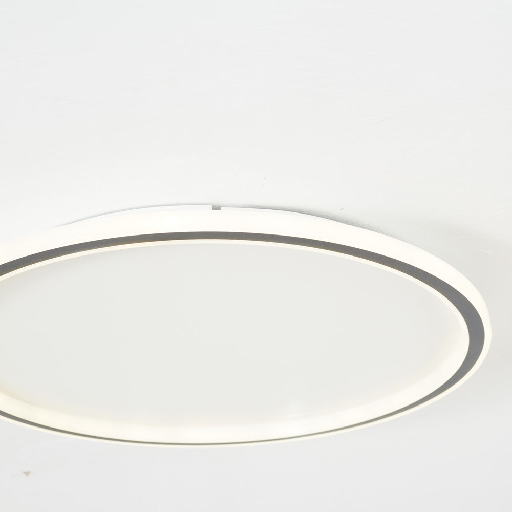 Arisha Modern Ring LED Deckenleuchte Schwarz/Weiß Wohn/Schlafzimmer
