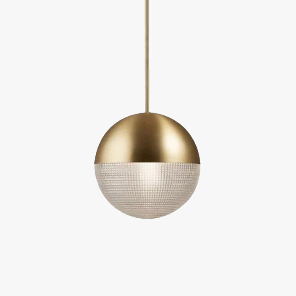 Valentina LED Pendelleuchte Modern Kugel, Schwarz/Gold, Esstisch, Metall Glas