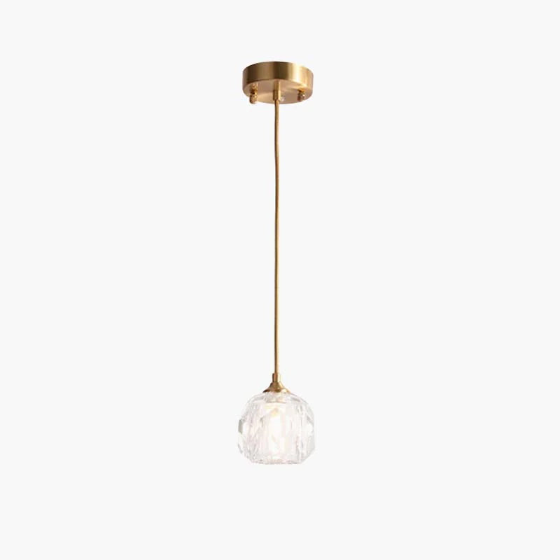 Kristy Modern LED Pendelleuchte Weiß/Gold Schlafzimmer/Wohnzimmer