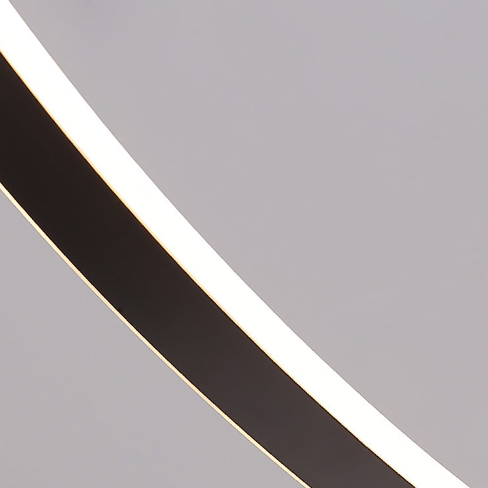 Arisha Design LED Stehlampe Weiß/Kaffee Schlaf/Wohnzimmer Metall