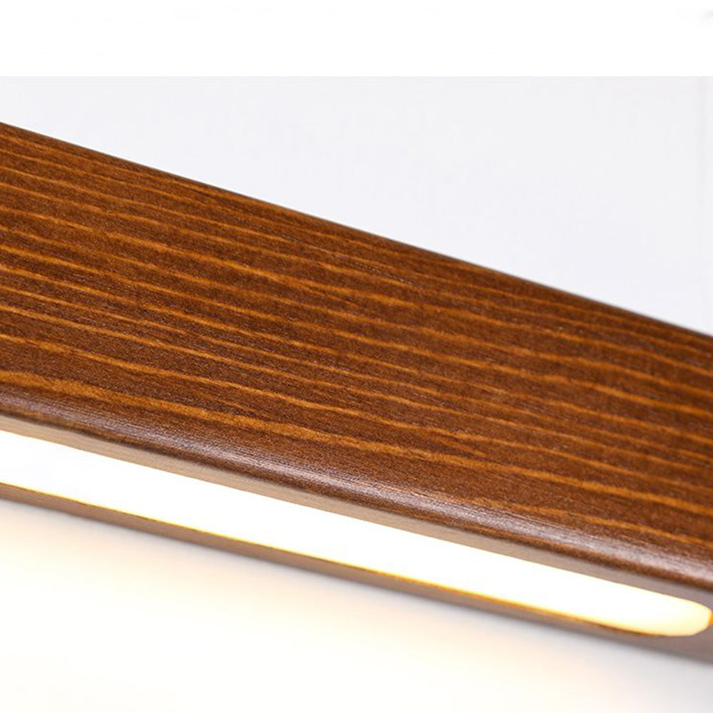 Zenx Wandleuchte Linear Holz