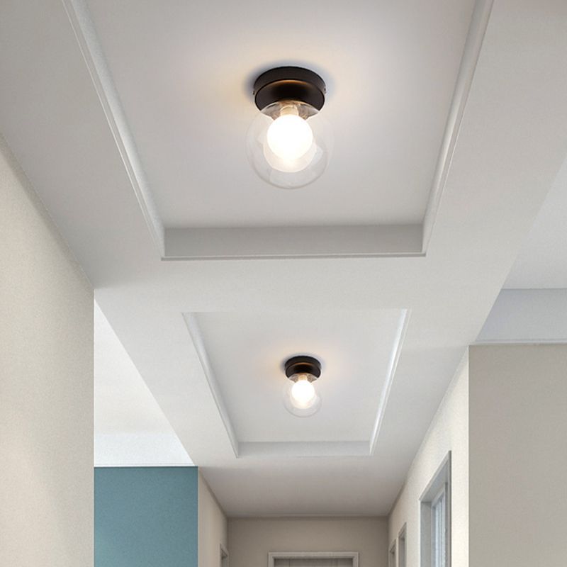 Valentina Modern LED Deckenleuchte Innen Schwarz/Gold Flur/Wohnzimmer