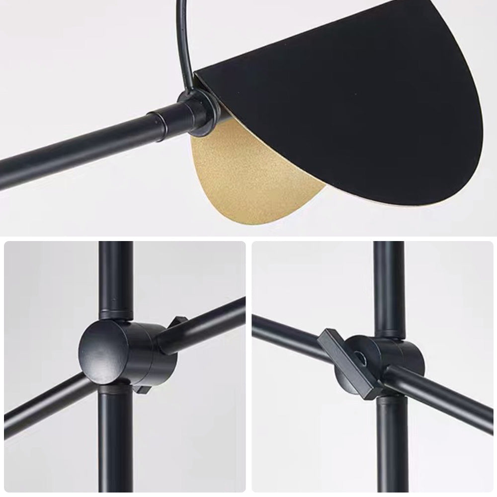 Mira Minimalistische Stehleuchte Metall + Terrazzo