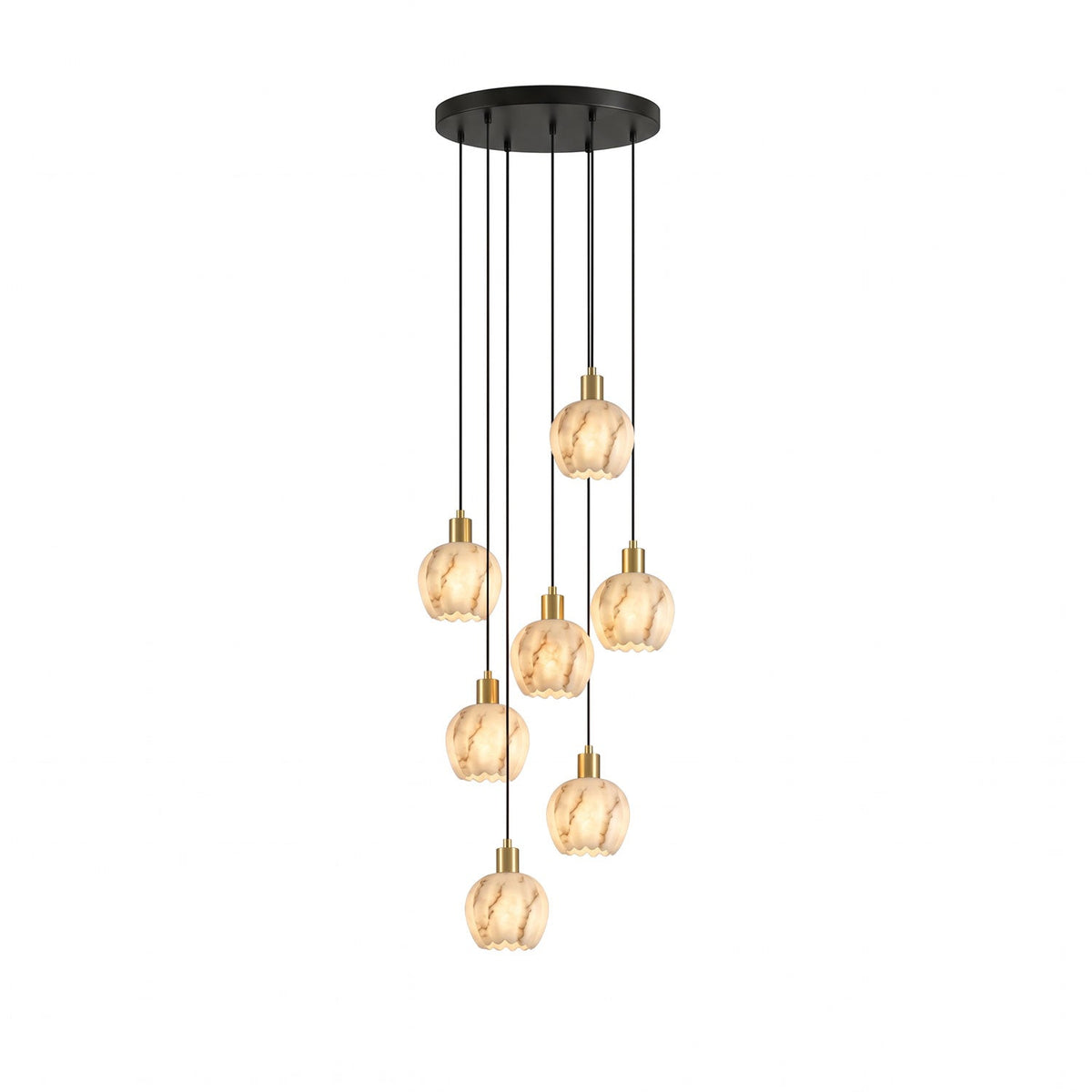 Albuenne Mian Alabaster Pendelleuchte