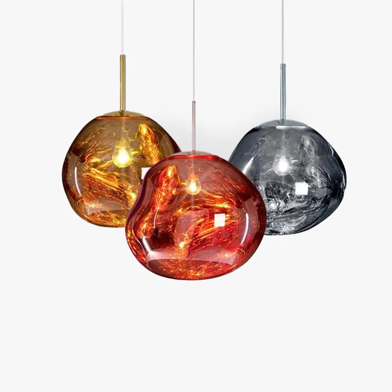 Valentina Melt  Pendelleuchte in Lavaoptik